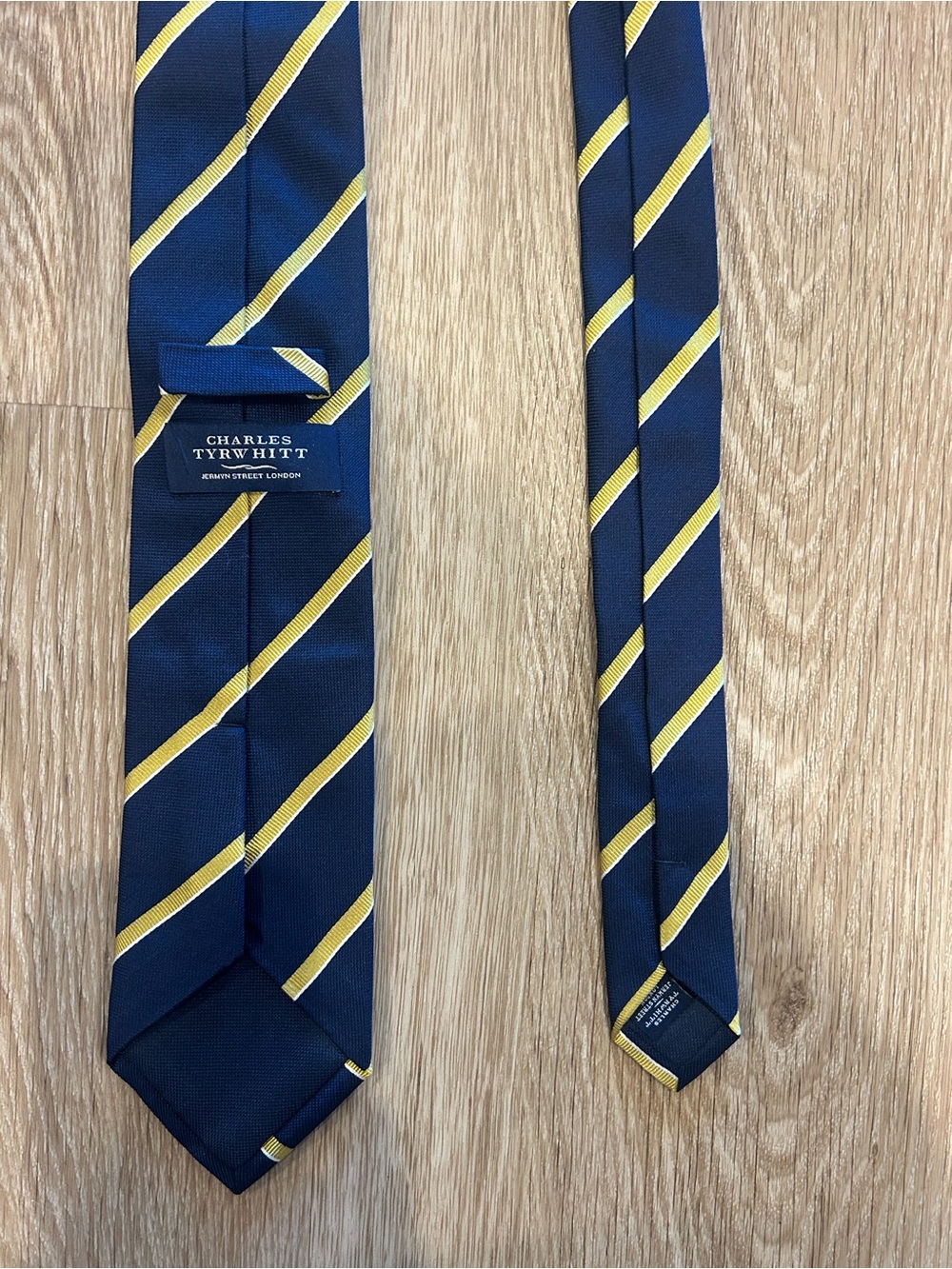 Assorted Striped Silk Tie Collection of many colors - Picture 8 of 14